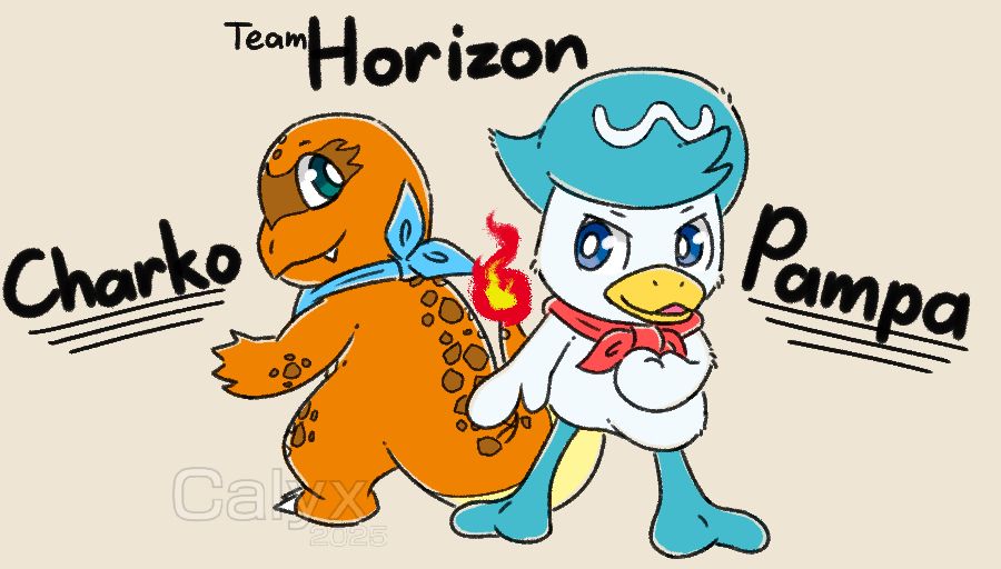 NickOnimura’s Pokemon Mystery Dungeon characters, Charko the Charmander and Pampa the Quaxly of Team Horizon.

#pmd #pokemonmysterydungeon