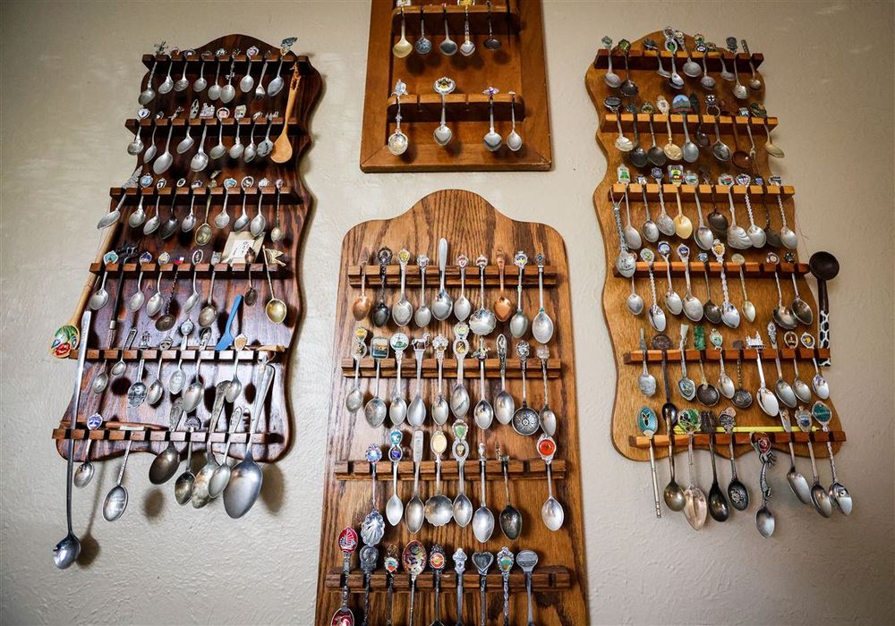 A massive number of collectible spoons