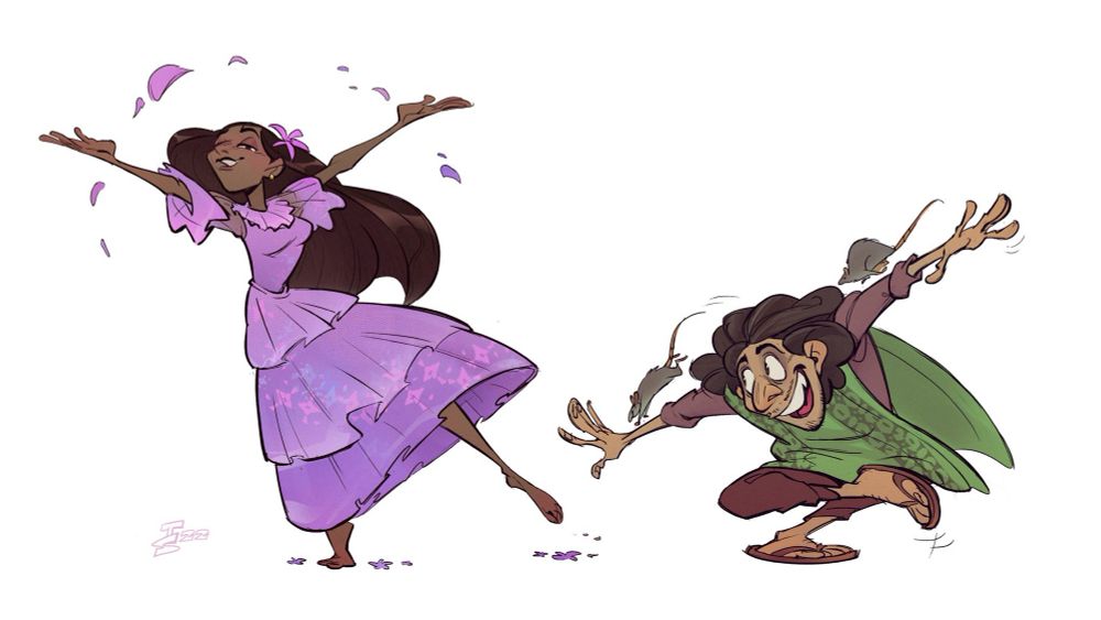Isabela and Bruno Madrigal with some rat friends