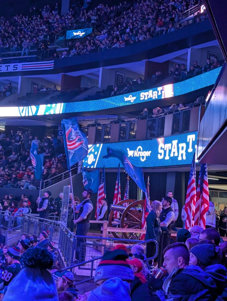 Photo of Columbus Blue Jackets famous cannon that all the opposing teams hate