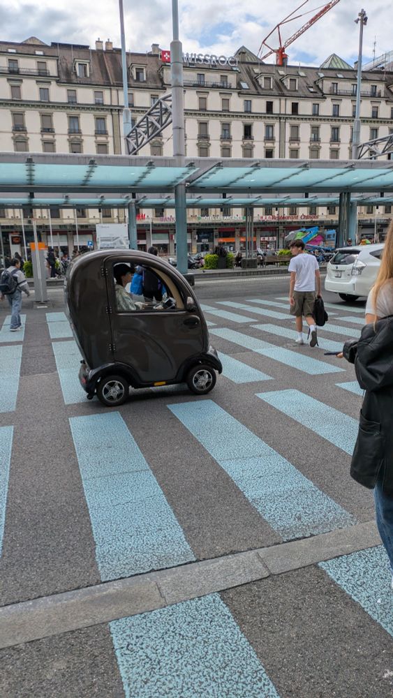E scooter, for when you absolutely have to drive that last, or first mile 