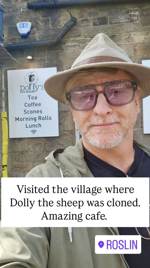 in the same hat but next to the "Dolly`s" cafe