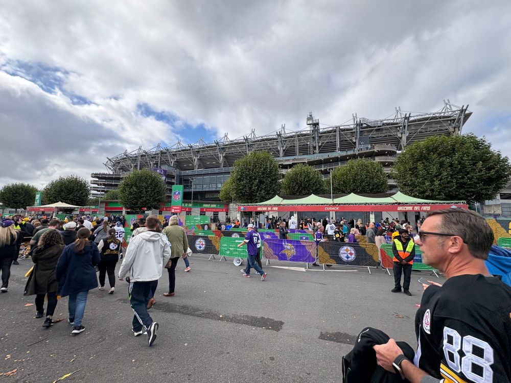 Lines outside Croke Park