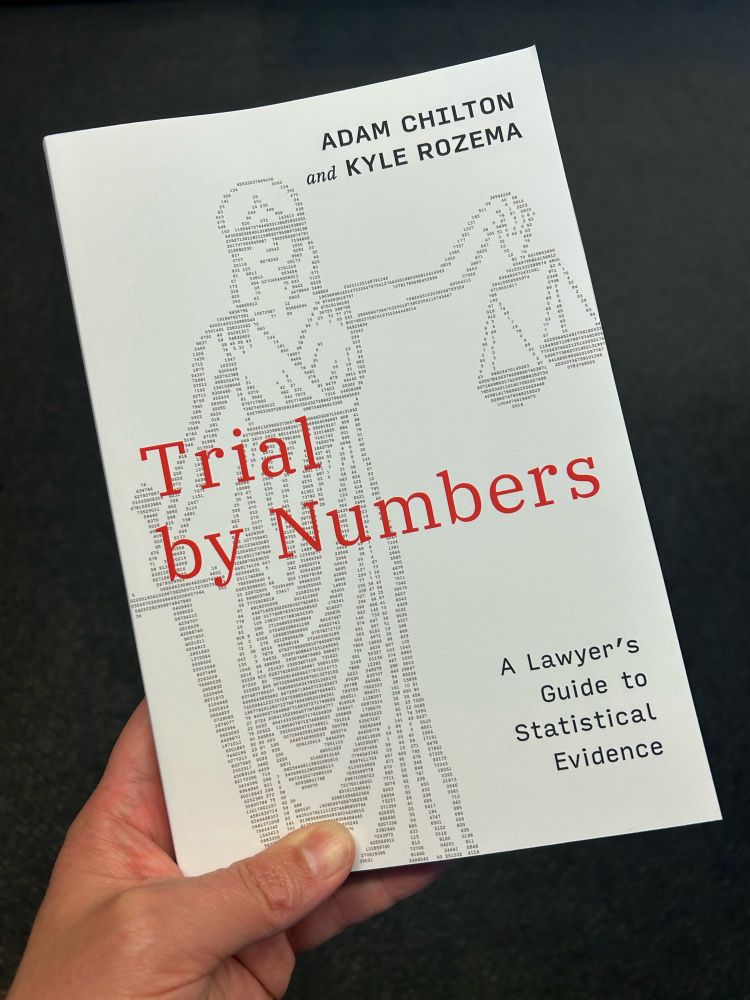 Picture of the cover of the book “Trial by Numbers: A Lawyer’s Guide to Statistical Evidence.”