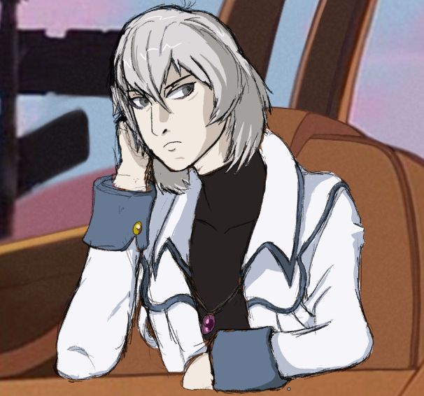 A Colored Sketch of Soma Cruz from the Castlevania Series