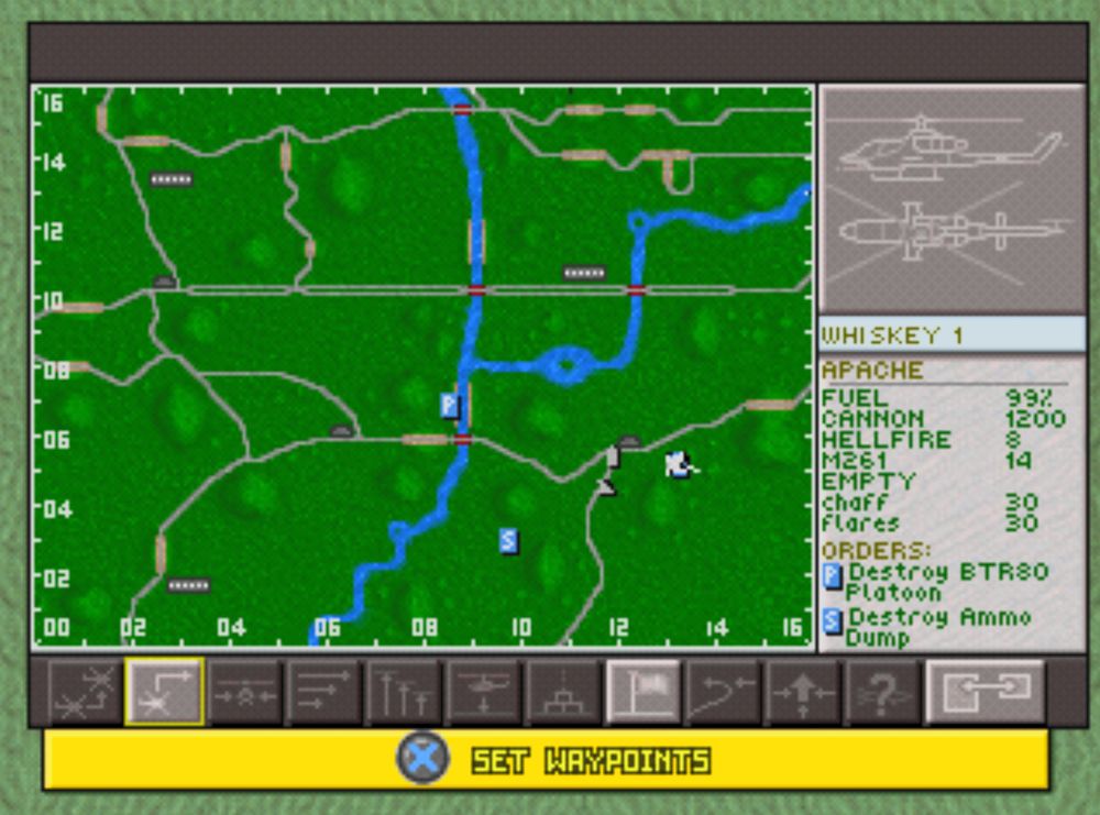 A snap of the waypoint map with primary and secondary objectives to complete.