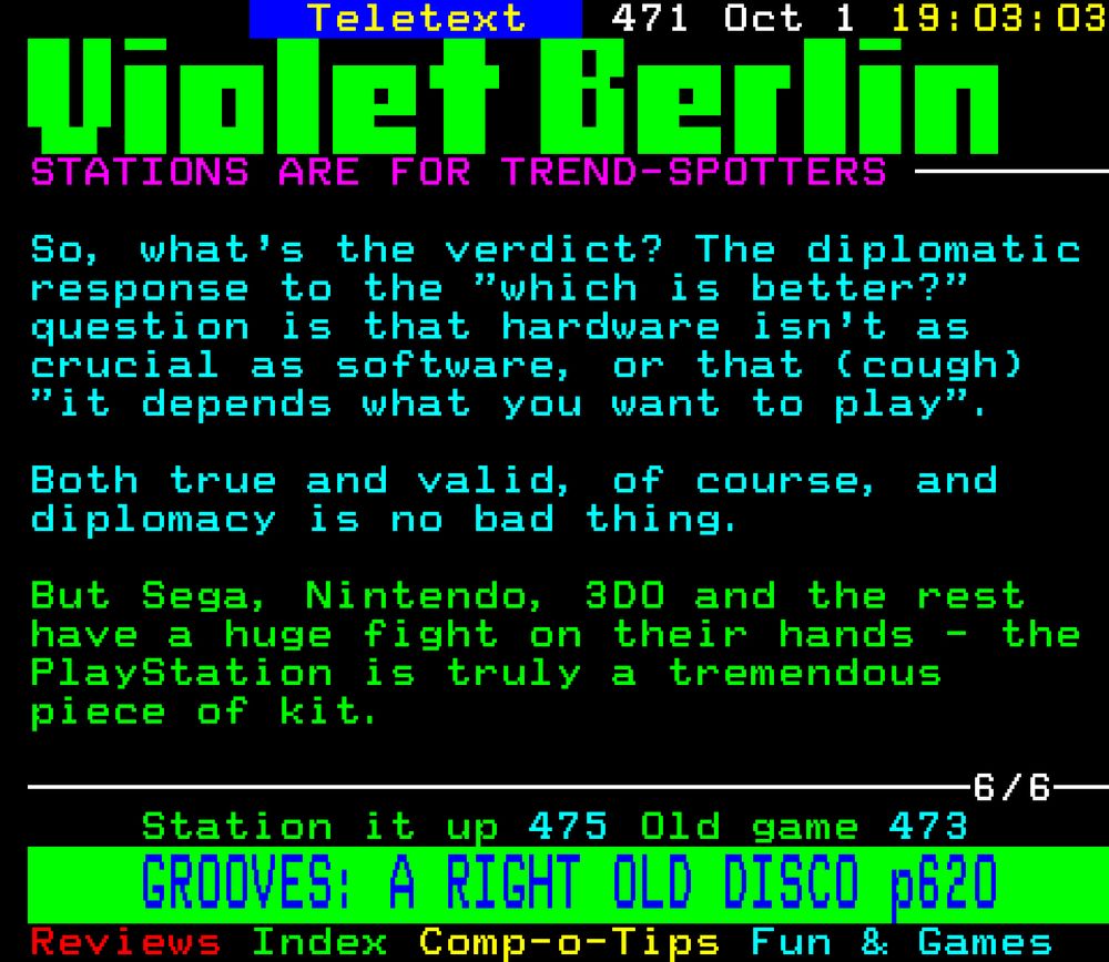 The verdict! Sega, Nintendo, and 3DO have a fight on their hands.