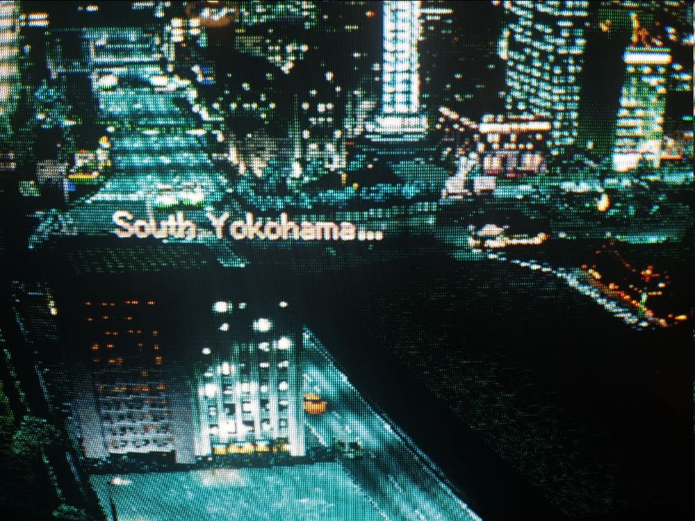 South Yokohama... A glittering city of polygons at night