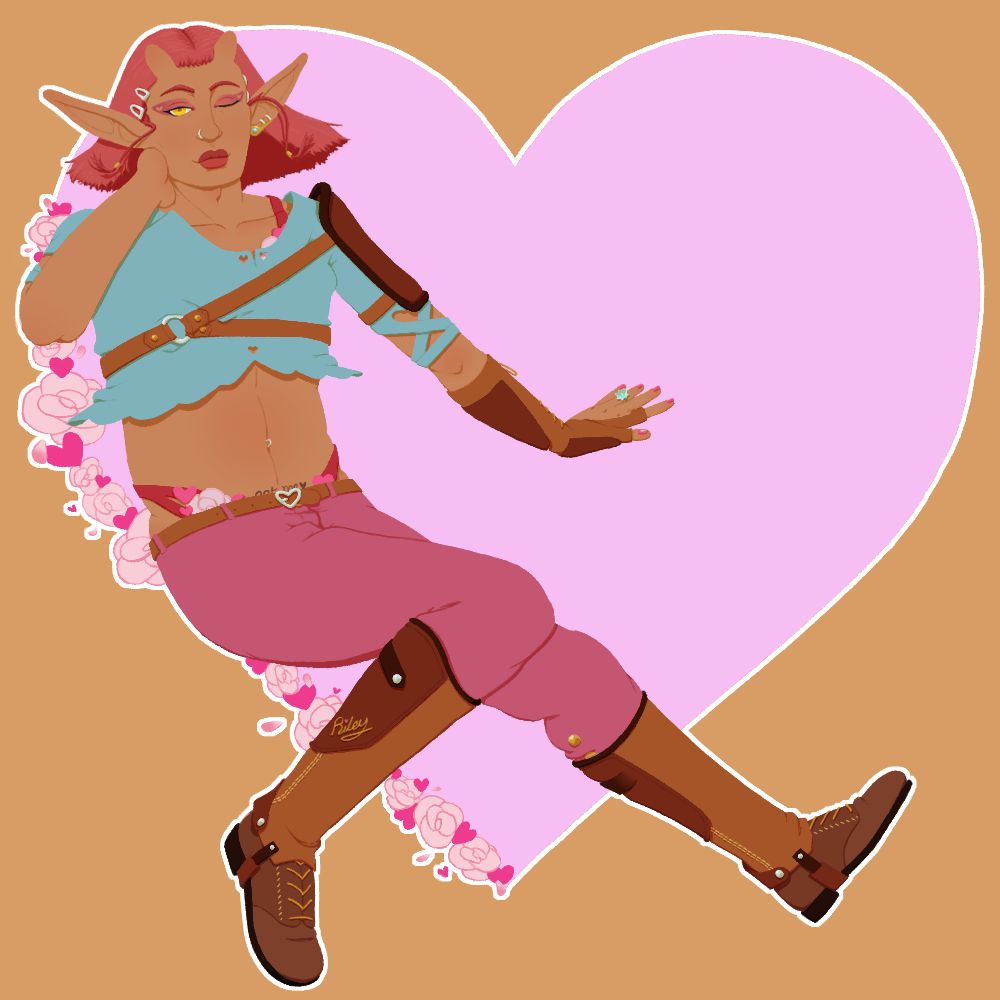 A wood Elf ranger called Riley