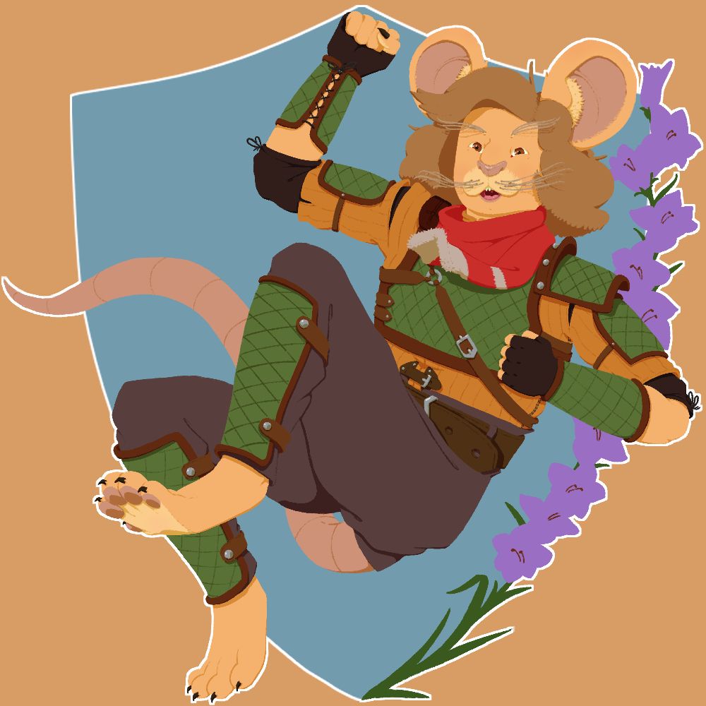 A Mouse child adopted by the party called Reek'a'teek