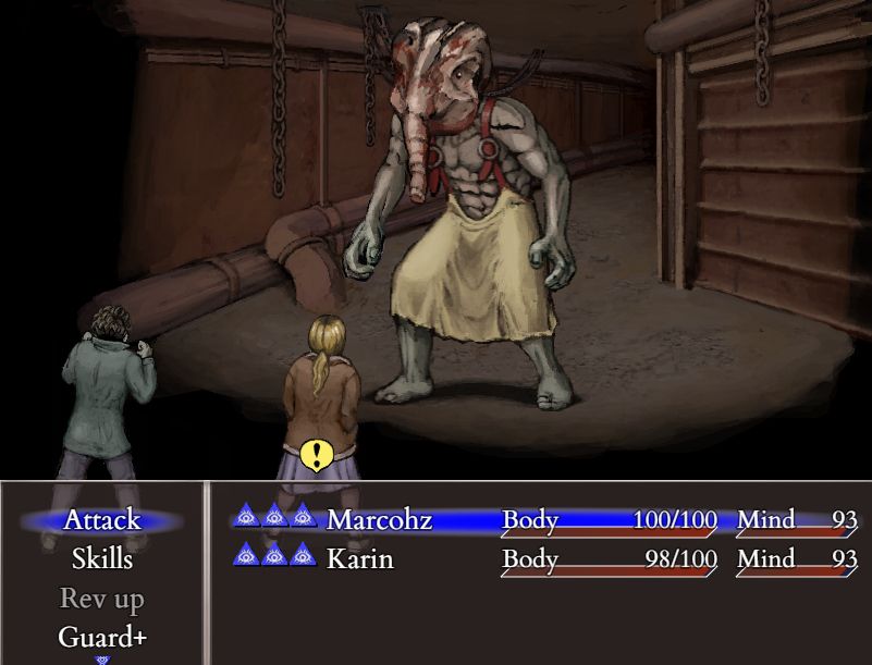 Fear and Hunger2のスクリーンショット。