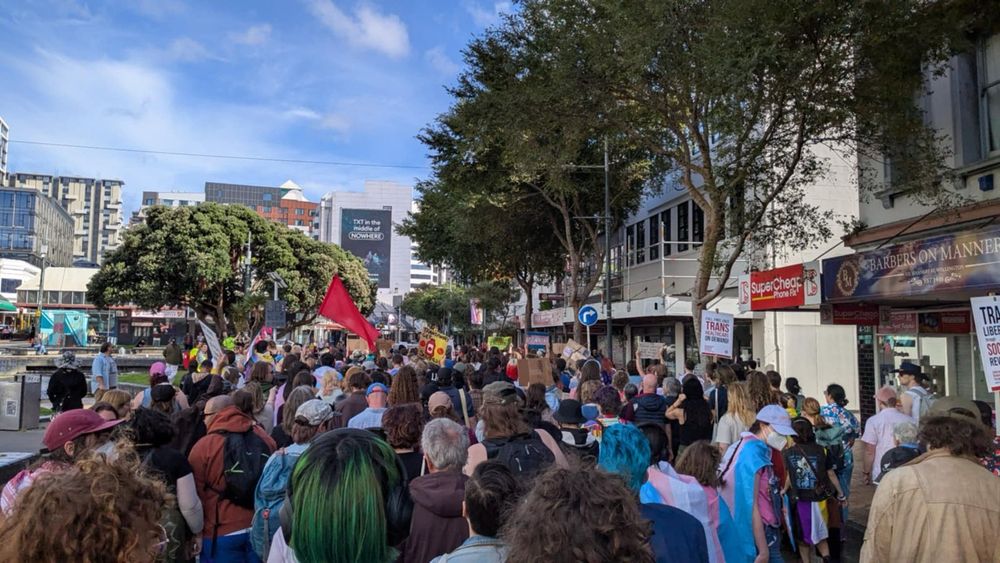 Trans rights protestors