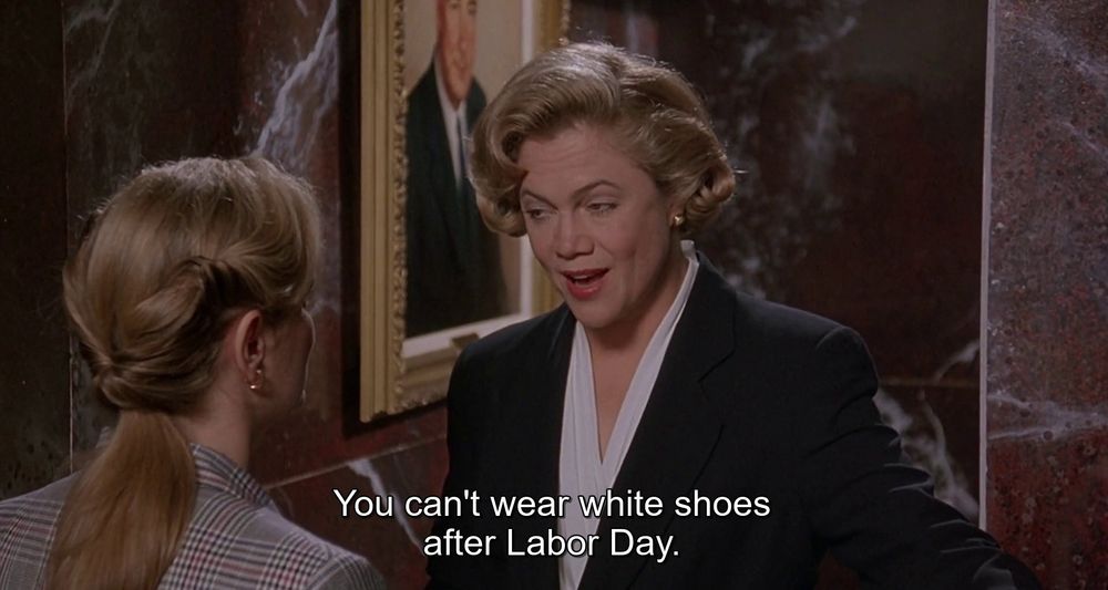You can't wear white shoes after Labor Day.