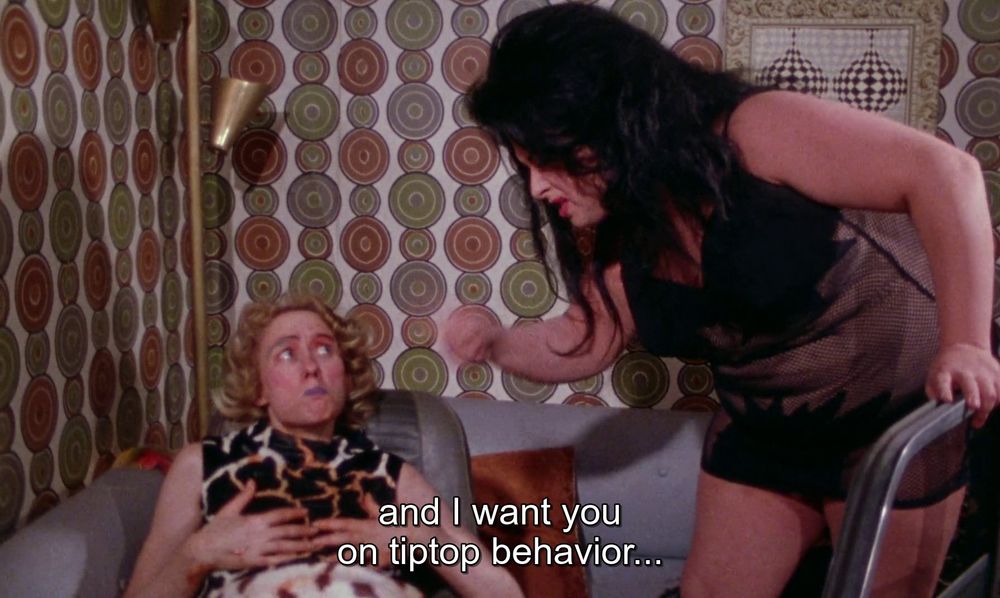 and I want you on tiptop behavior...