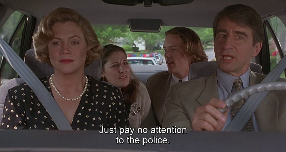 Advice from Eugene -- just pay no attention to the police.