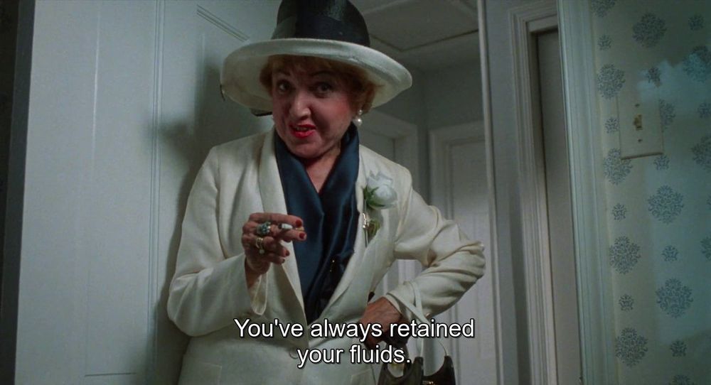 You've always retained your fluids.