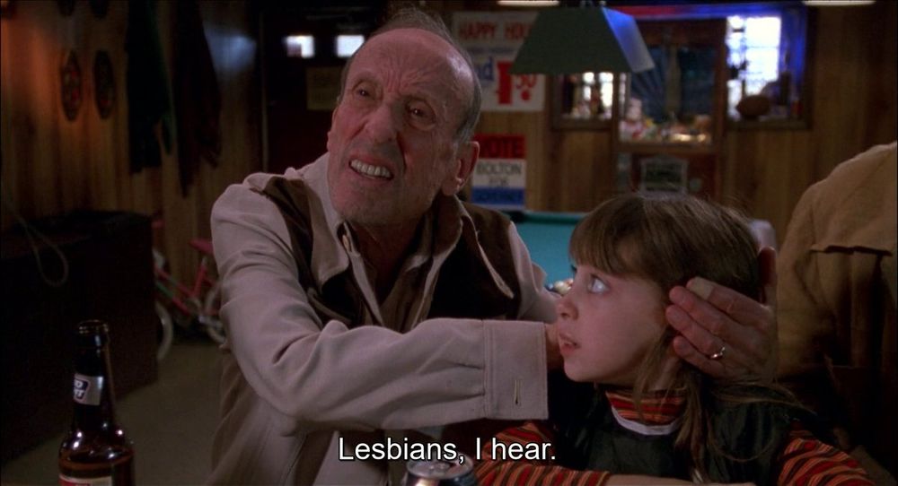 "Lesbians, I hear."