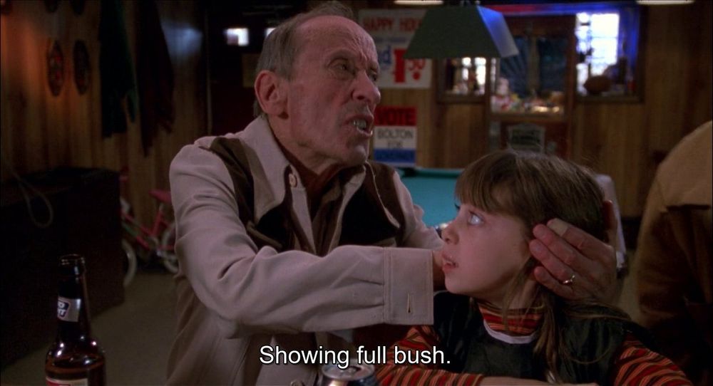"Showing full bush."