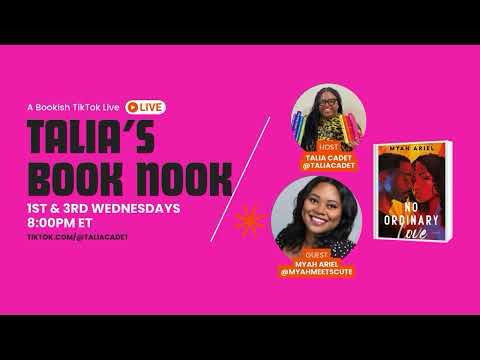 Romance author MYAH ARIEL talks NO ORDINARY LOVE and WHEN I THINK OF YOU with TALIA CADET #booktube