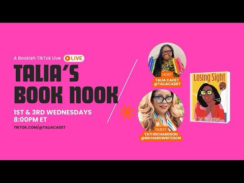 Romance Author TATI RICHARDSON Talks New Novel LOSING SIGHT with TALIA CADET | Talia's Book Nook