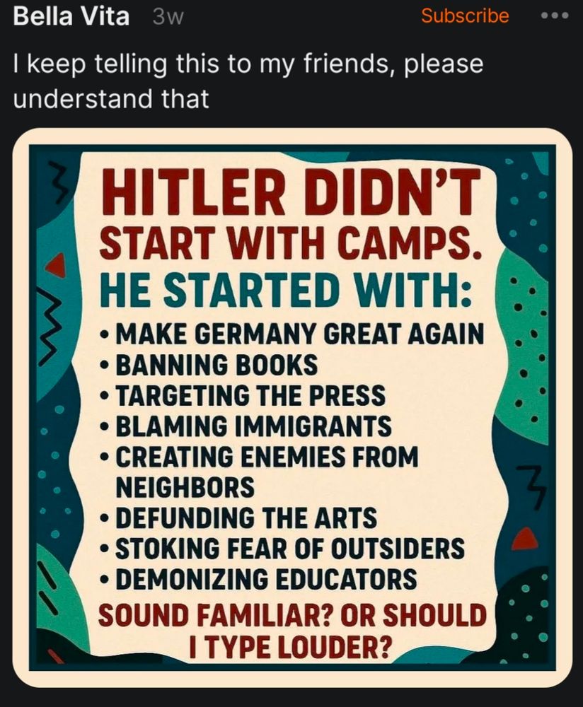 And we have all seen Hitler movies, RIGHT????? 🧐