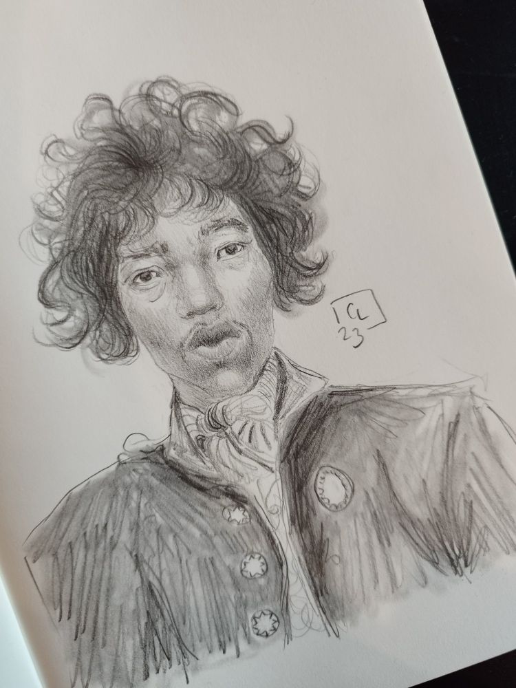 Portrait au crayon à papier