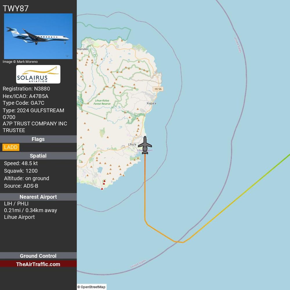Reg: N3880 On Ground: True Alt: 0 Last Contact: 0:00:04.801002 Trigger: now on ground