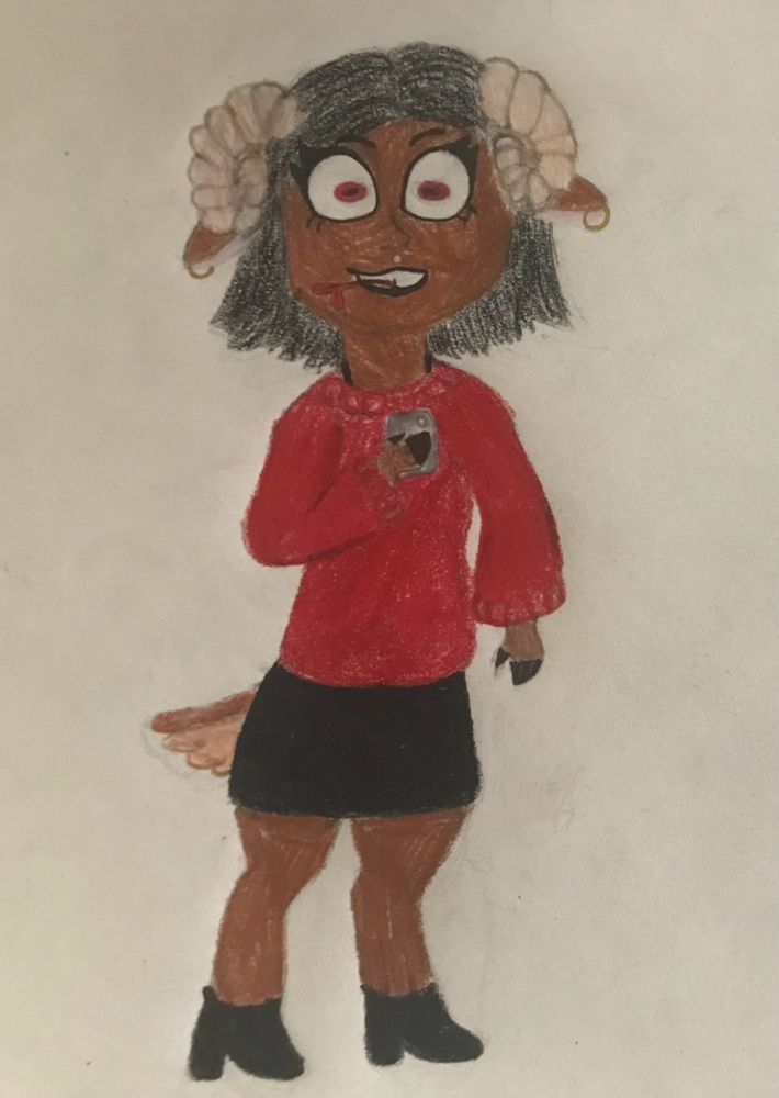 Drawing of Becky from 2022ish