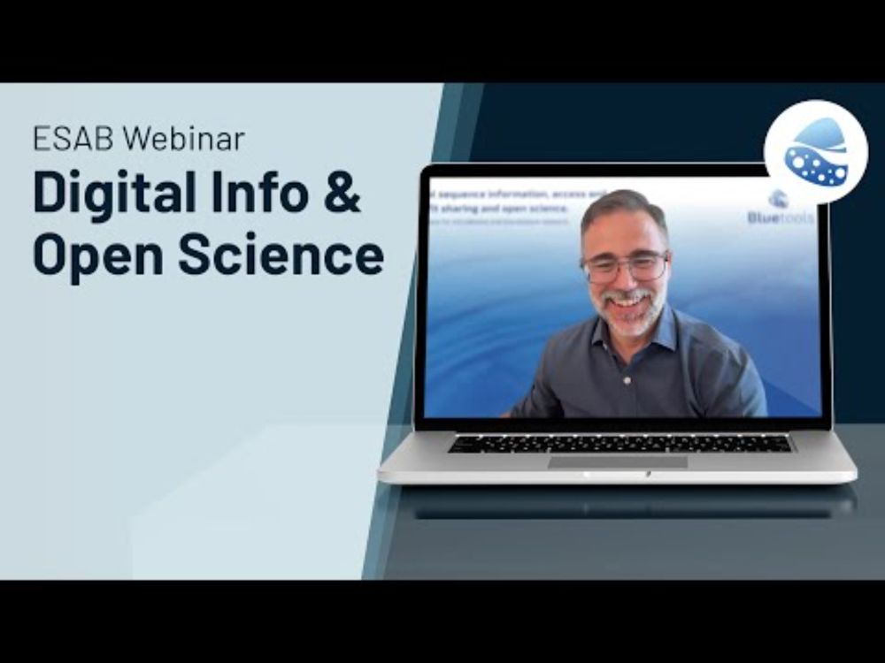 ESAB WEBINAR: Digital sequence information, access and benefit sharing and open science