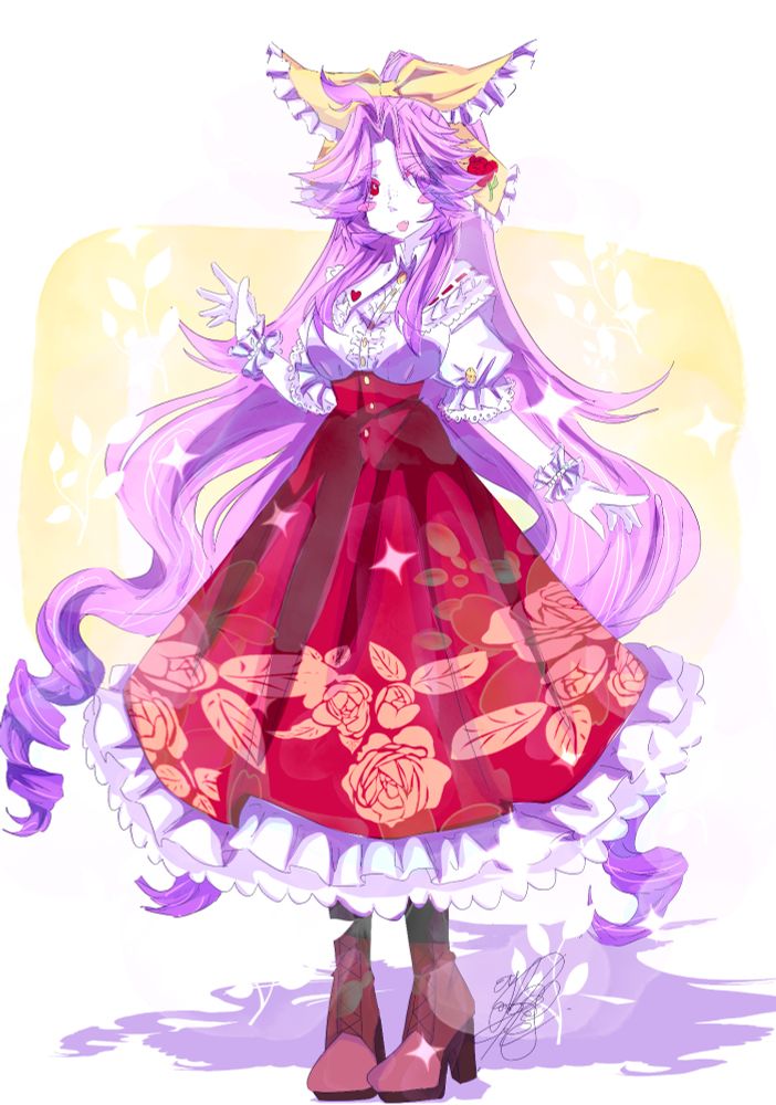 Yorihime clothes design by @yorihimegaming.bsky.social !!