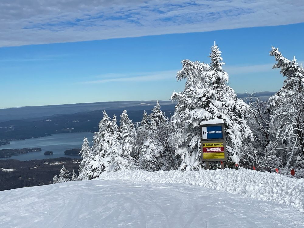 Mount Sunapee skiing — Dec. 8, 2023.