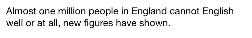Mail complaining in poor English about immigrants with poor English