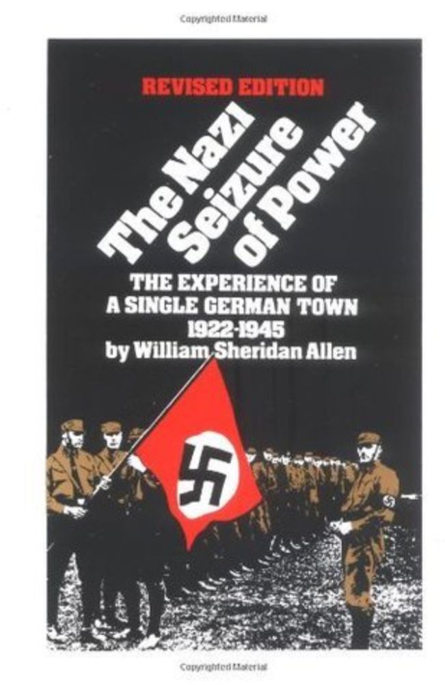 William Sheridan Allen's research provides an intimate,…