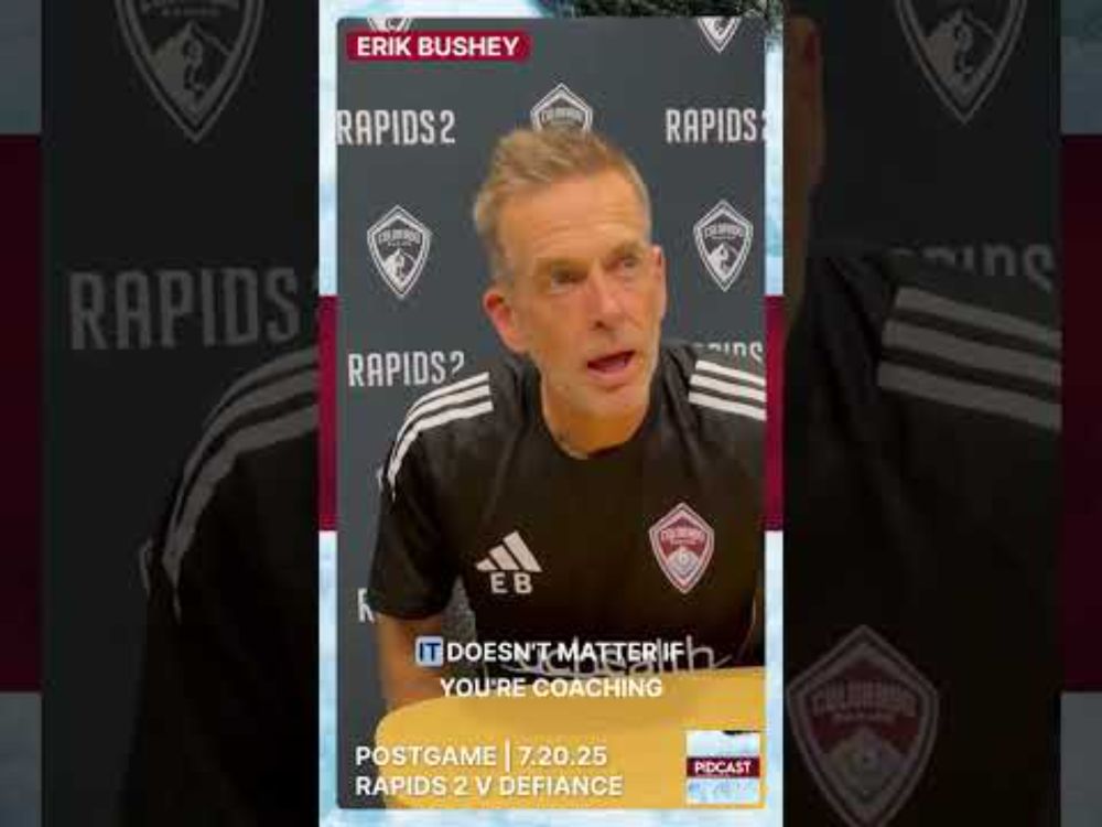 Rapids 2 Coach Erik Bushey Will Make You Run Up A Mountain With His Opening Remarks #rapids96