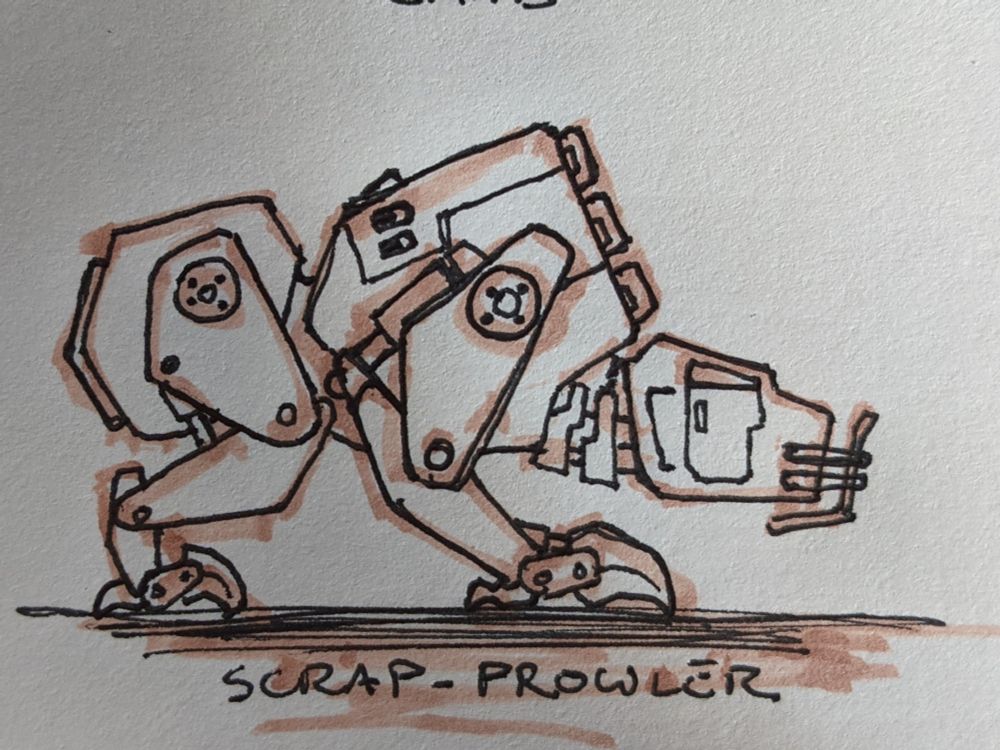 Scrap-Prowler, a scavenged ZOID