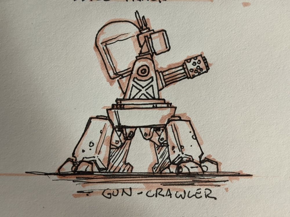 Gun-Crawler, a mobile automated CWIS turret