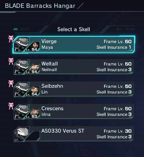 Nomes dos robôs de Xenogears nos robôs de Xenoblade X: Vierge, Weltall, Seibzehn e Crescens