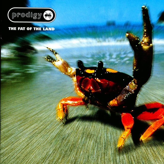 Cover of Prodigy's album The Fat of the Land featuring their song Firestarter
