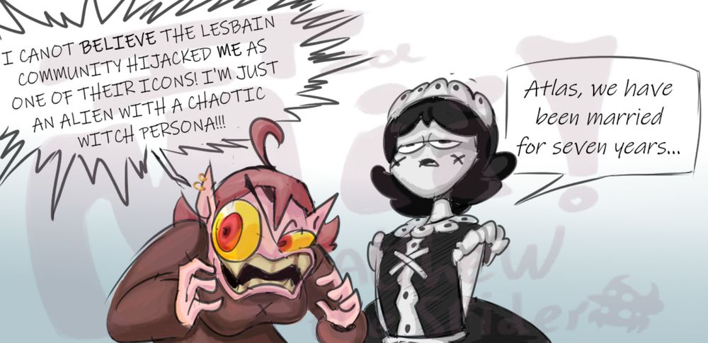 Atlas forgetting she's a lesbian, Sherbet reminds her.