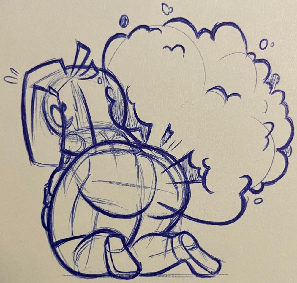 Bonnibel Walch (oc)
Bonnibel kneeling, her face shows embarrassment as heavy amounts of gas flows out of her butt