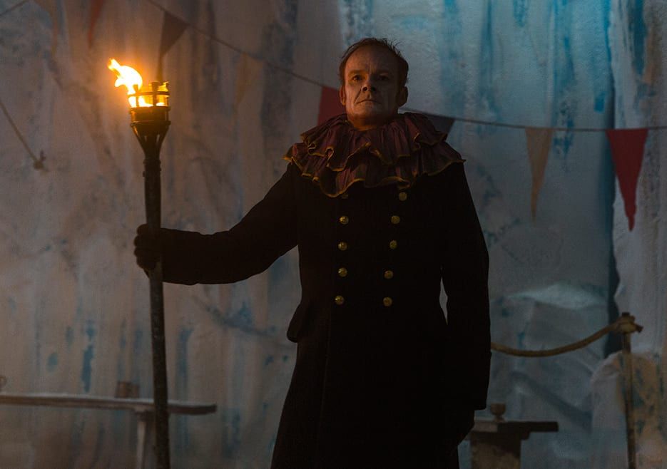 Dr. Stanley about to inexplicably light himself on fire 