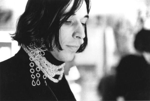 John Cale in the Velvets days, wearing diamonds