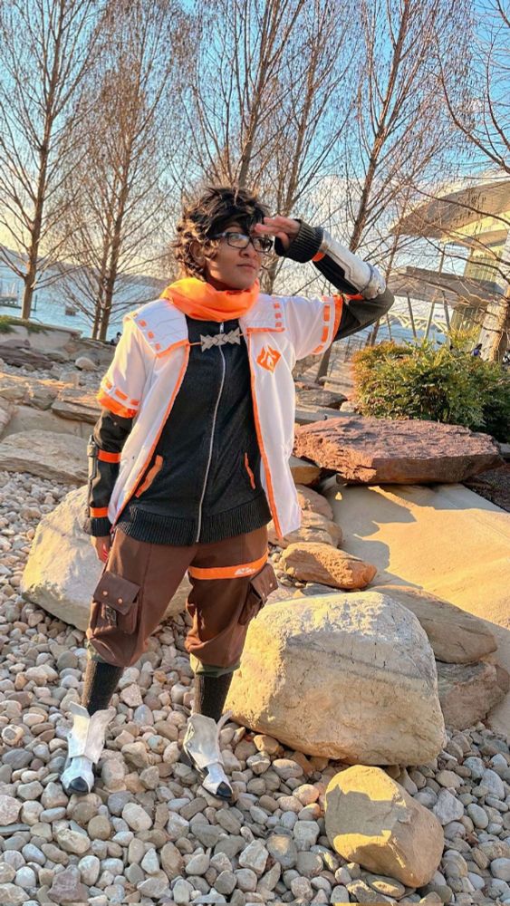 Photo of myself cosplaying Taion.