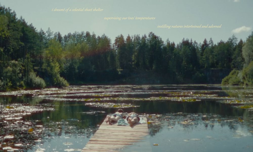 #poetry

i dreamt of a celestial sheet shelter
supervising our toes' temperatures
instilling natures intertwined and adorned