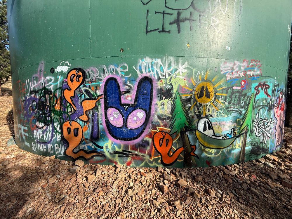 Some good graffiti I saw a while back. 