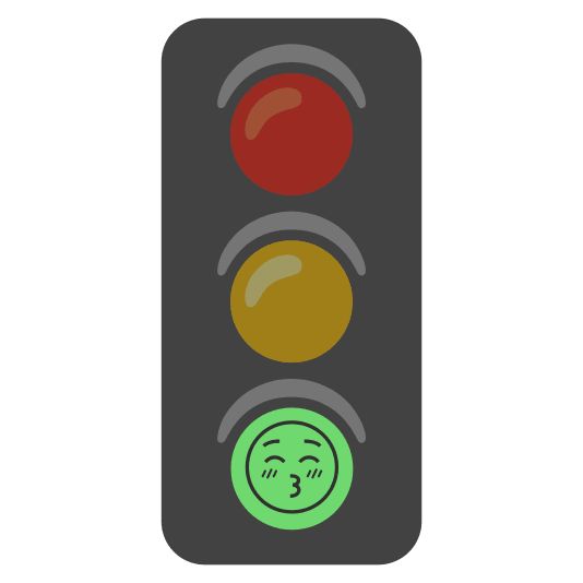 🚦 + 😚