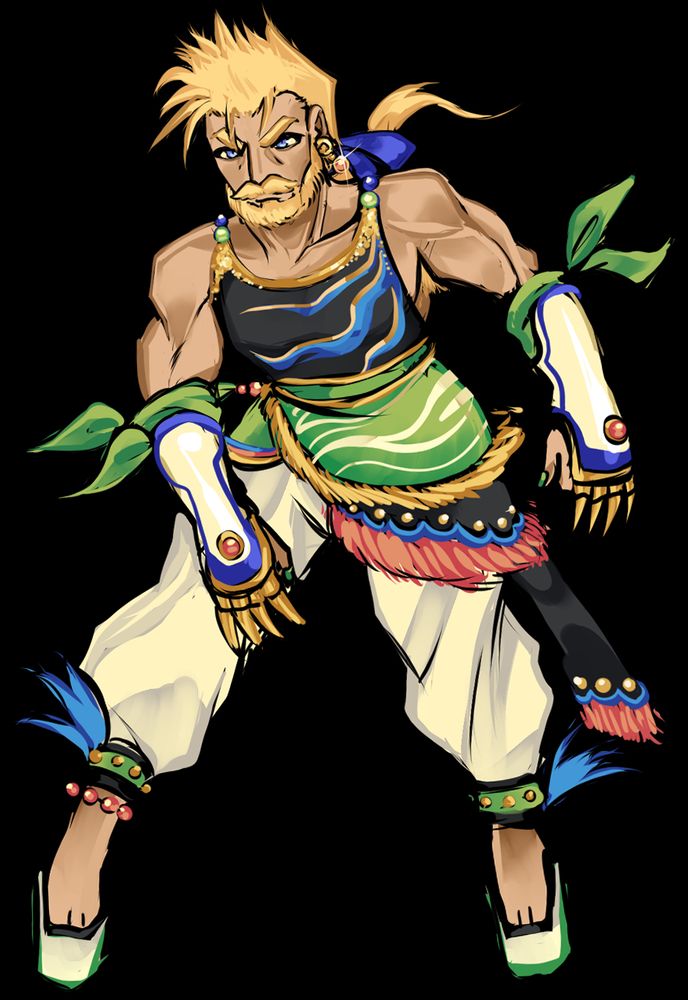 Concept of an au design of Sabin set 10 years after the end of FF6!