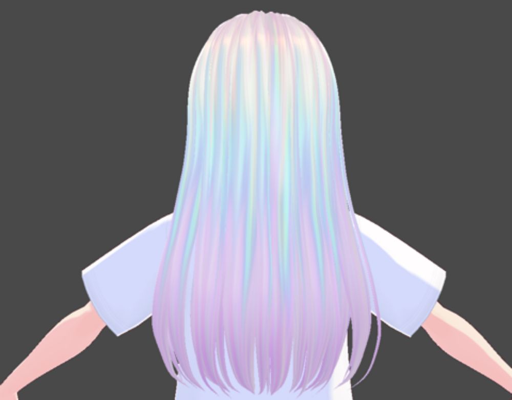 Holographic Hair Texture For VRoid Avatars - GuildMom's Ko-fi Shop