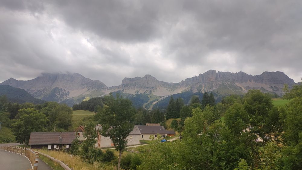 Vue des montagnes depuis Gresse-en-Vercors