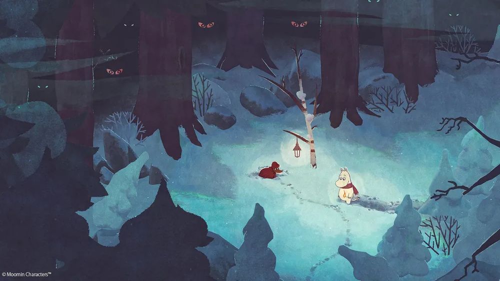 Screenshot from upcoming Moomintroll: Winter’s Warmth
